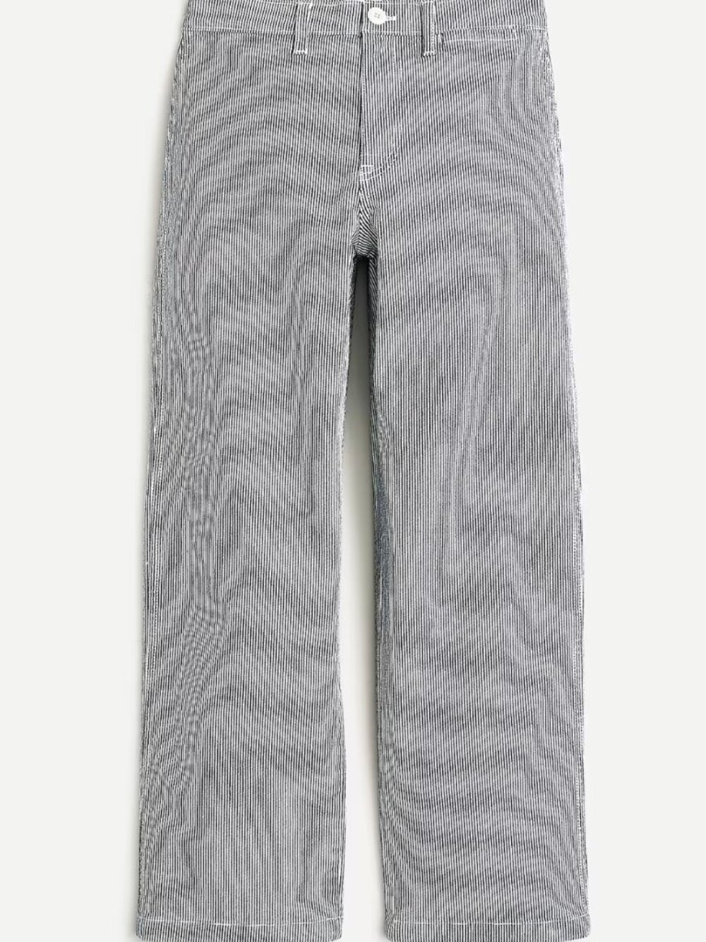 J.Crew Slim Wide-Leg Jean in Navy Stripe — Size 25